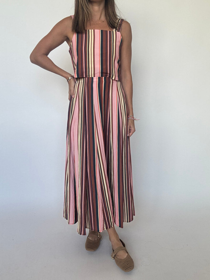 Multi Stripe Back Button Top