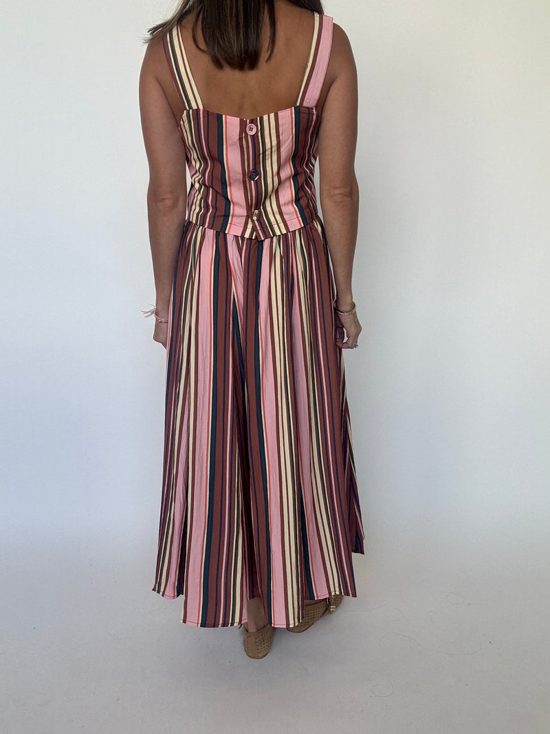 Multi Stripe Back Button Top