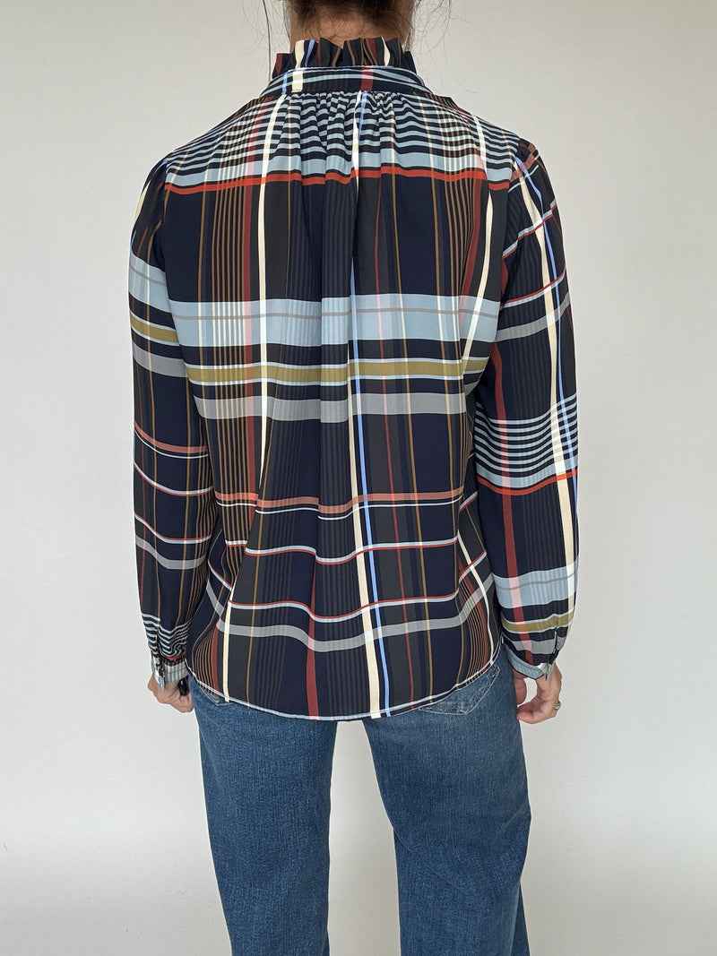 Fall Plaid Blouse | THML