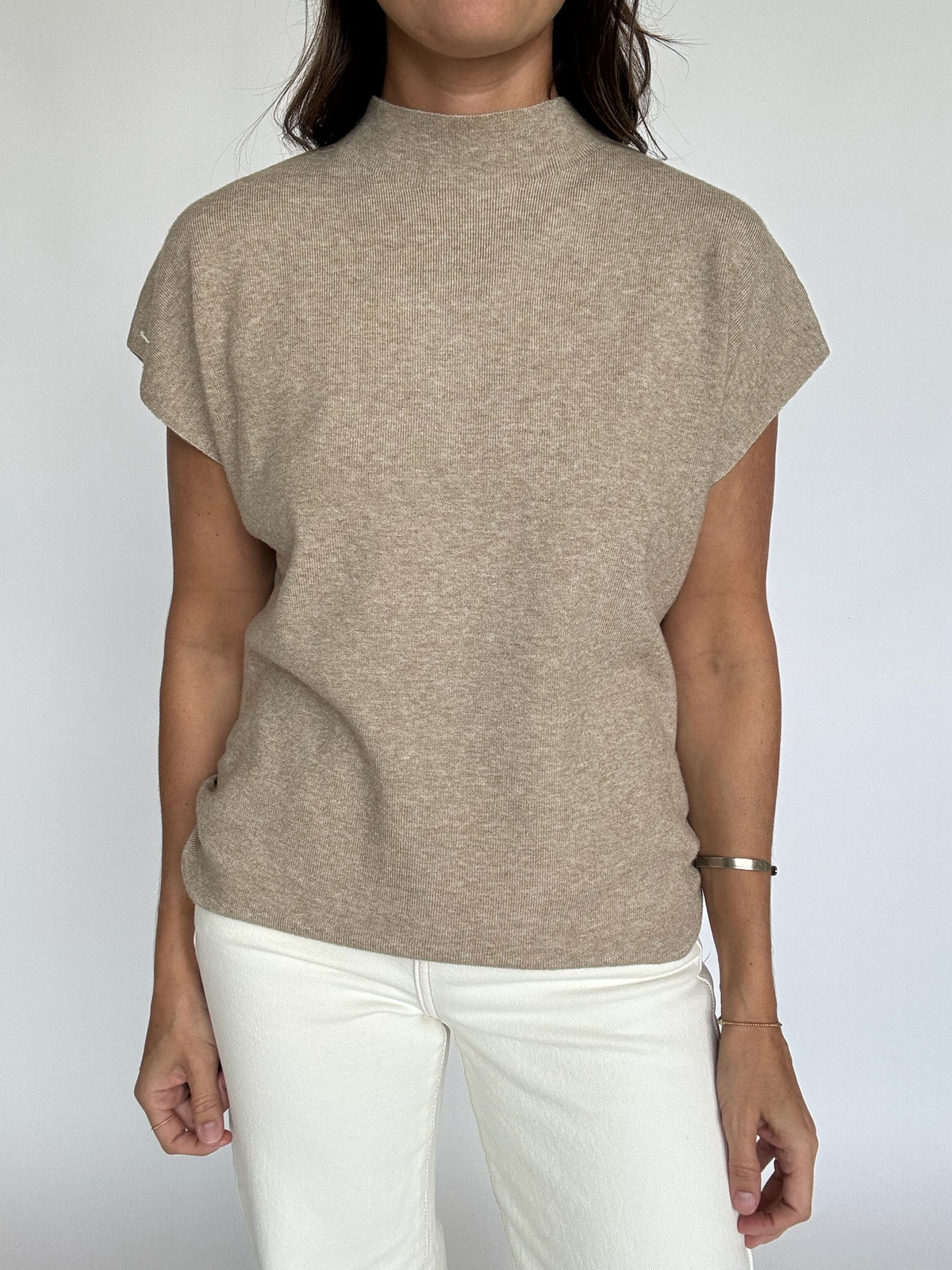 Taupe Sweater Vest
