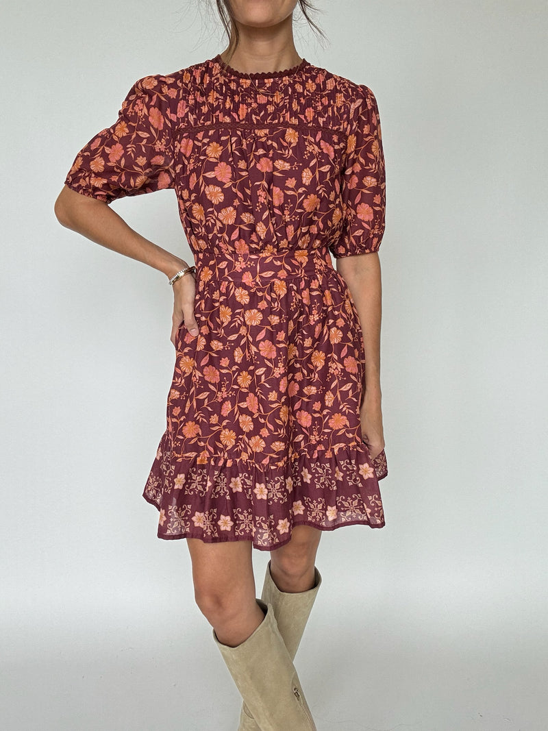 Ember Floral Mini Dress
