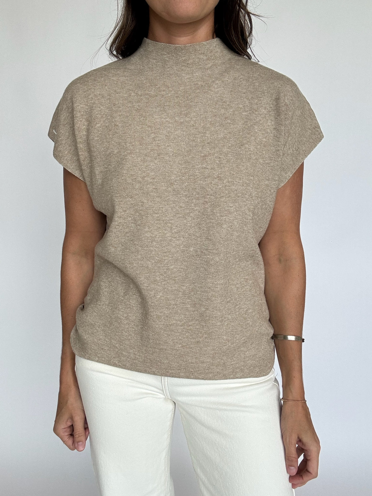 Taupe Sweater Vest