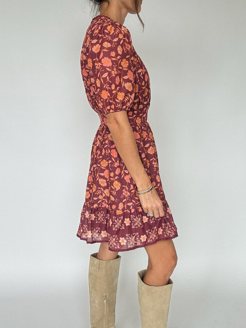 Ember Floral Mini Dress