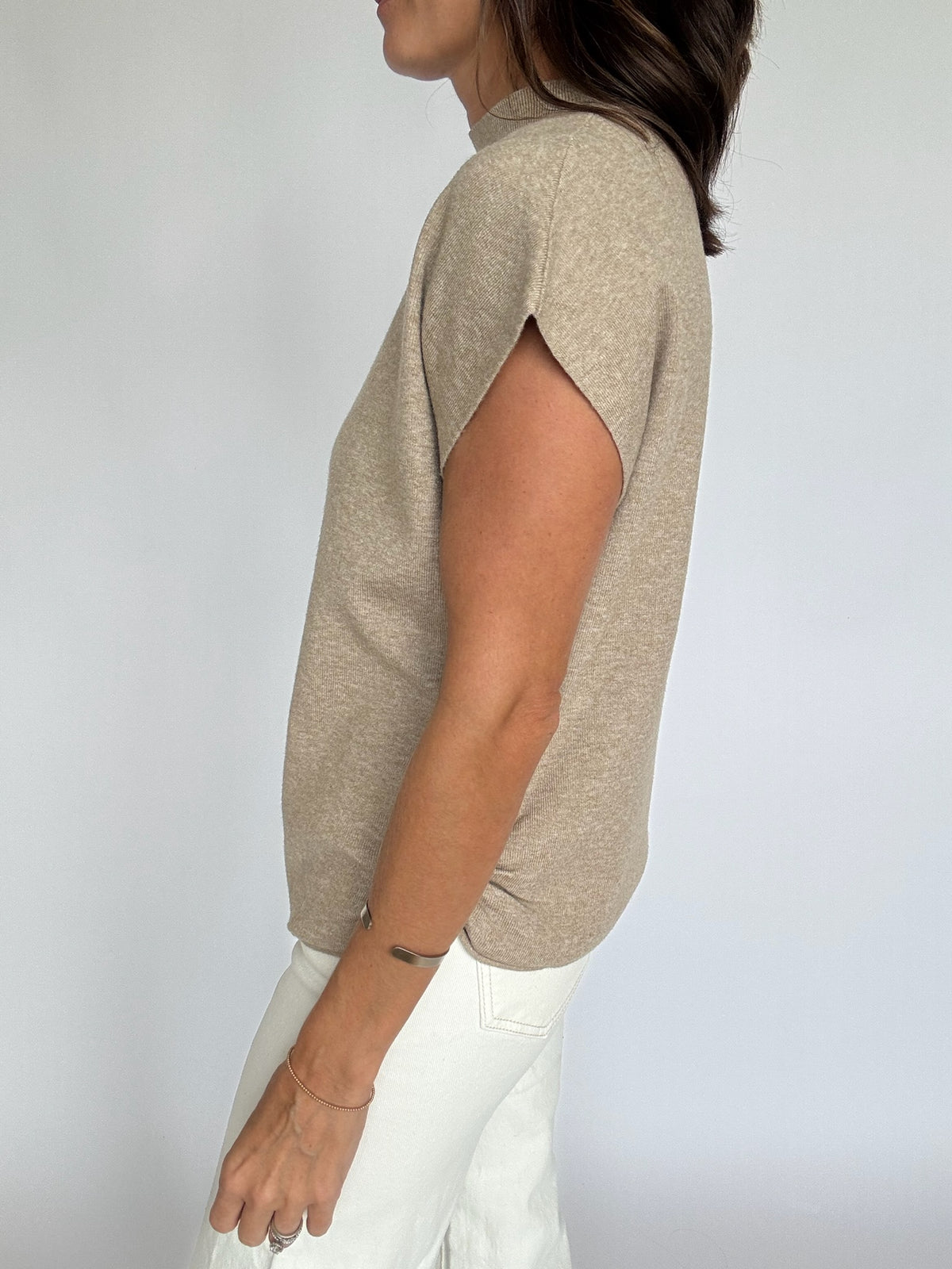 Taupe Sweater Vest