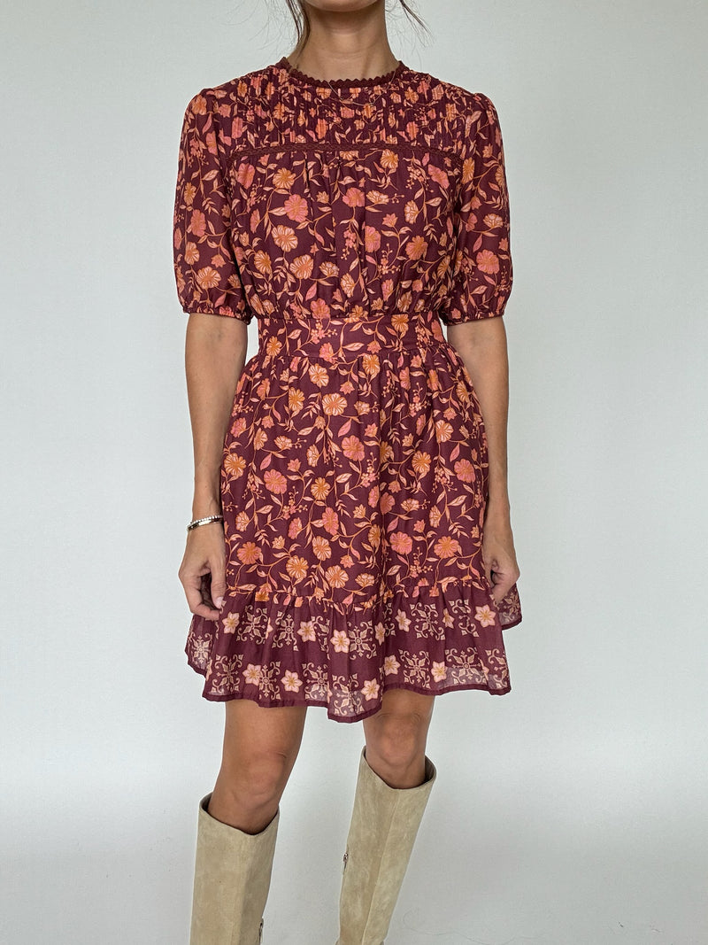 Ember Floral Mini Dress
