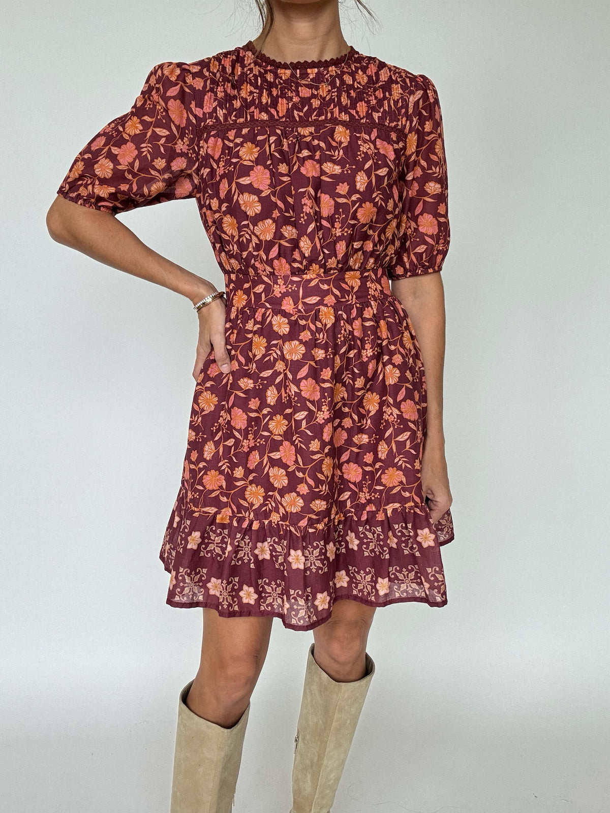 Ember Floral Mini Dress
