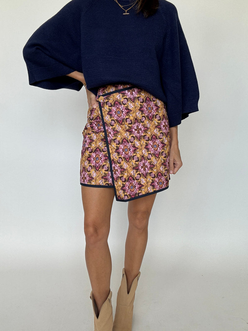 Hazen Wide Sleeve Sweater - Navy