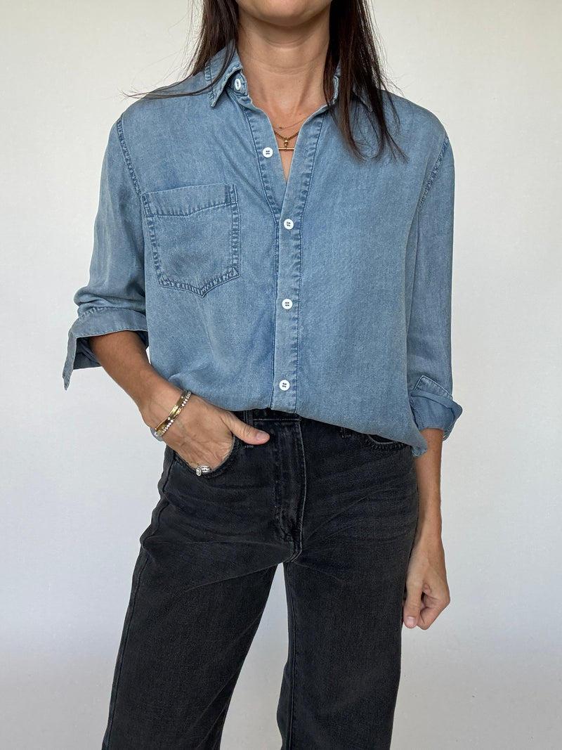 Collins Denim Button Down
