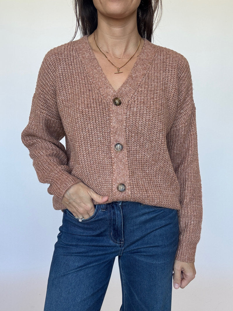 Hollis Cardigan - Brown