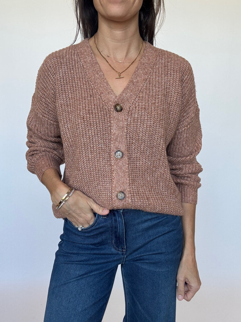 Hollis Cardigan - Brown