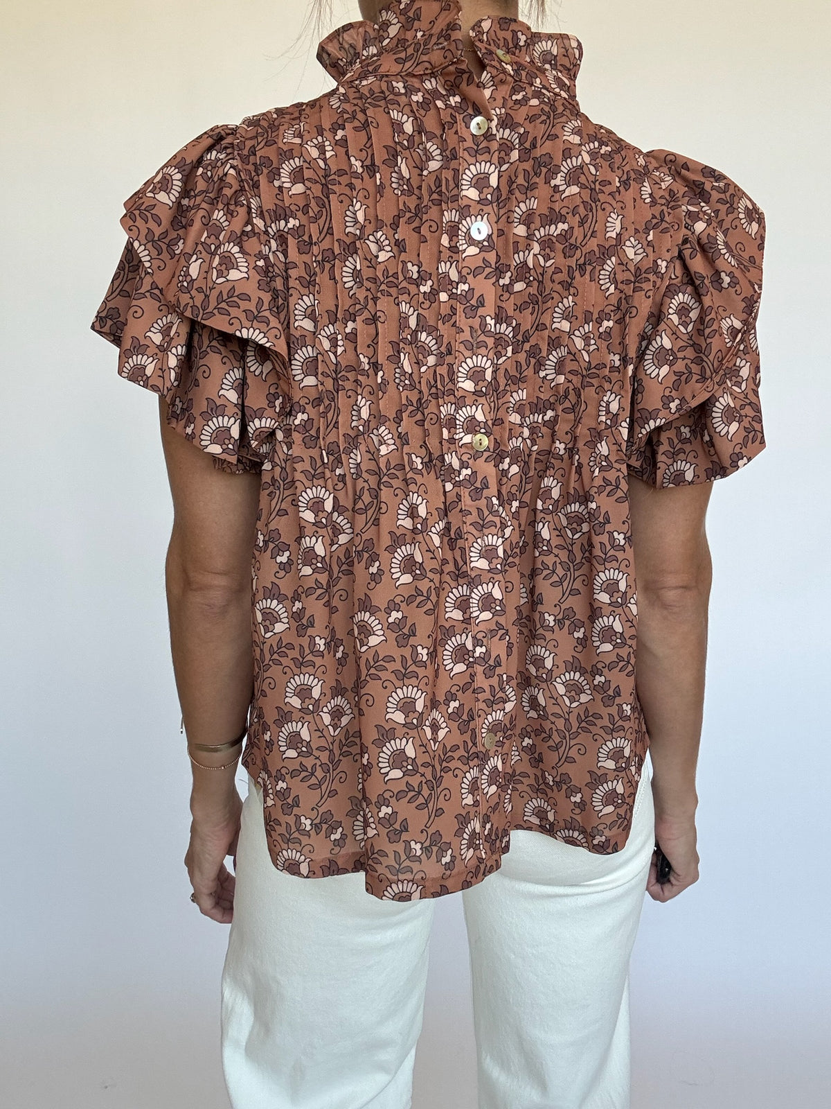 Alyssa Mock Neck Top