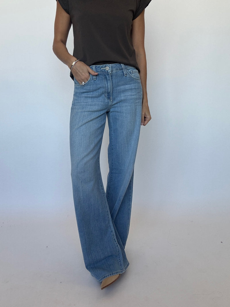 Lightweight Wide Leg Jean | Just Black Denim