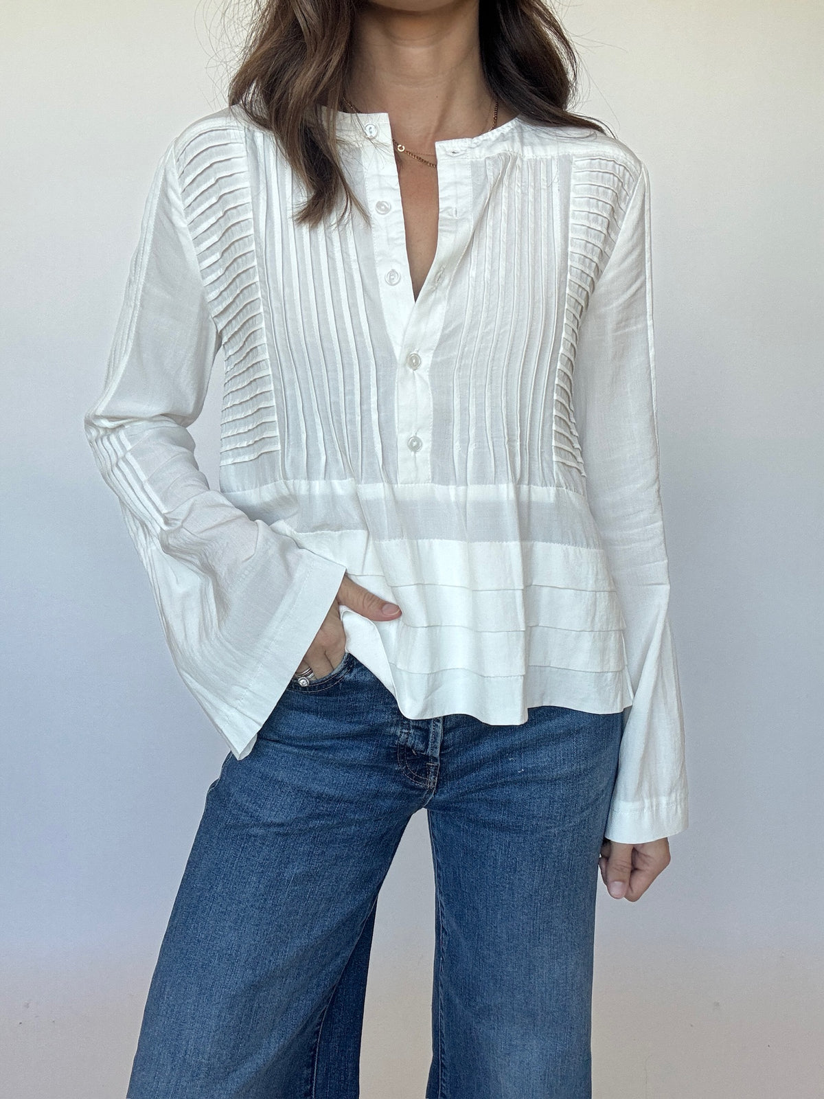 Lottie Pintuck Blouse