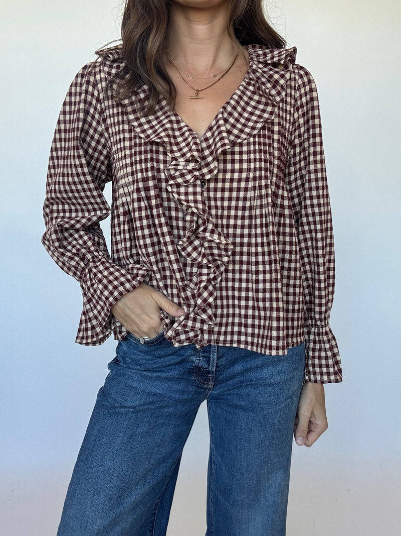 Hazel Gingham Blouse