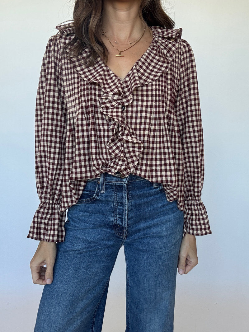 Hazel Gingham Blouse