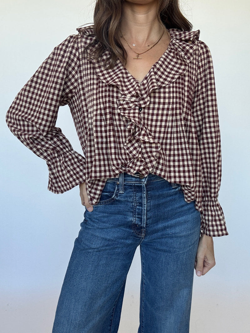 Hazel Gingham Blouse