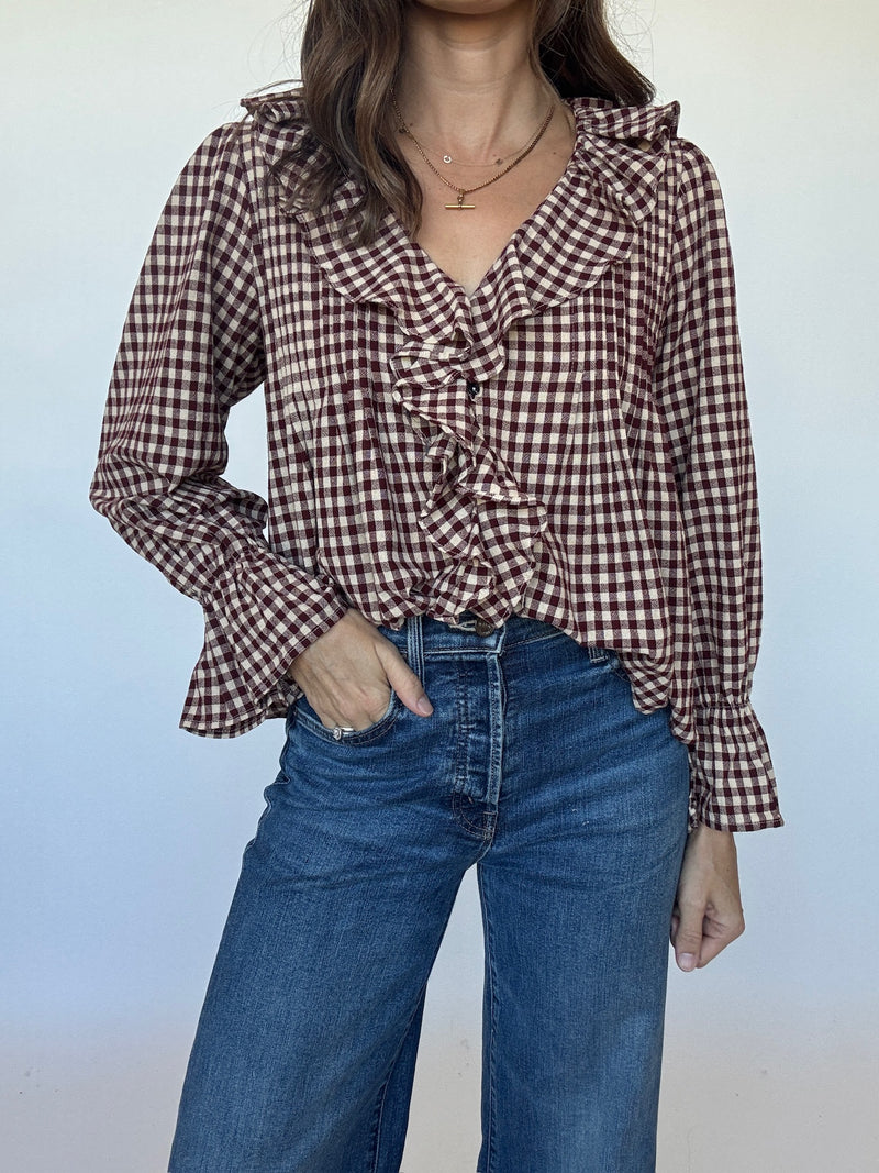 Hazel Gingham Blouse