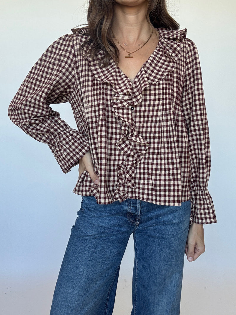 Hazel Gingham Blouse