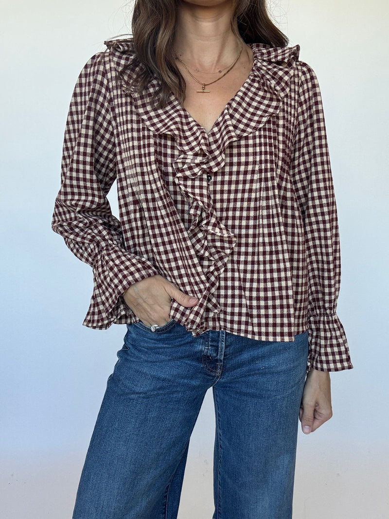 Hazel Gingham Blouse