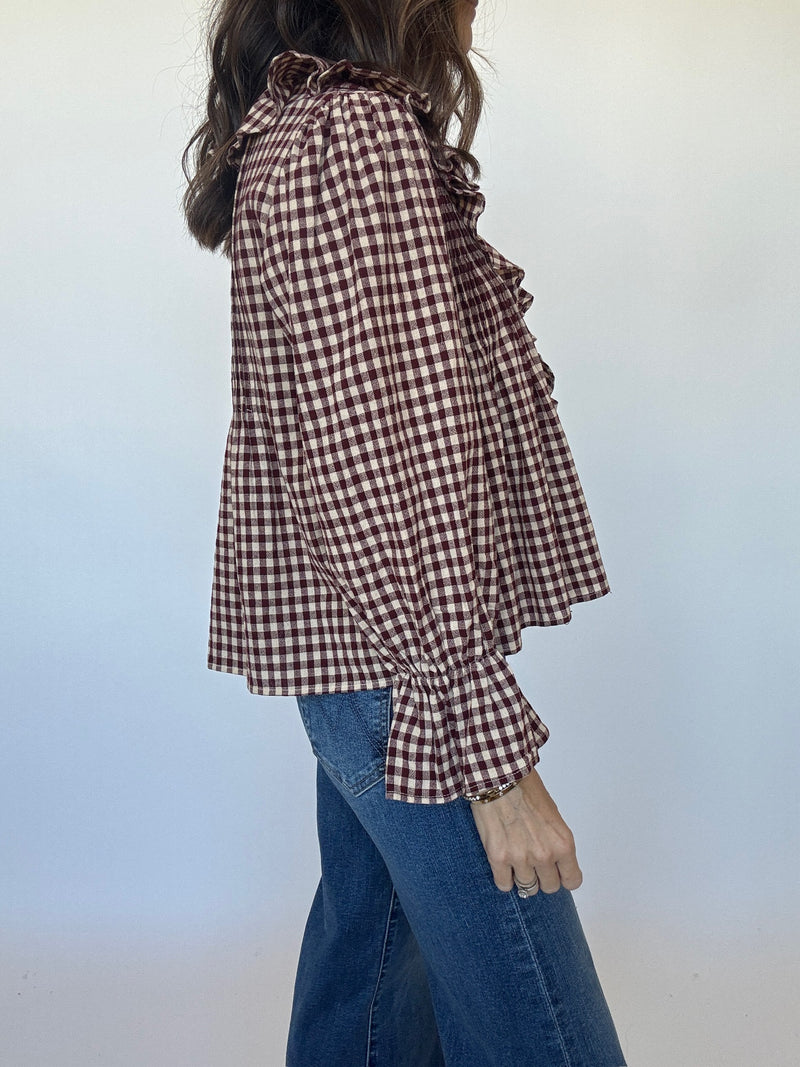 Hazel Gingham Blouse