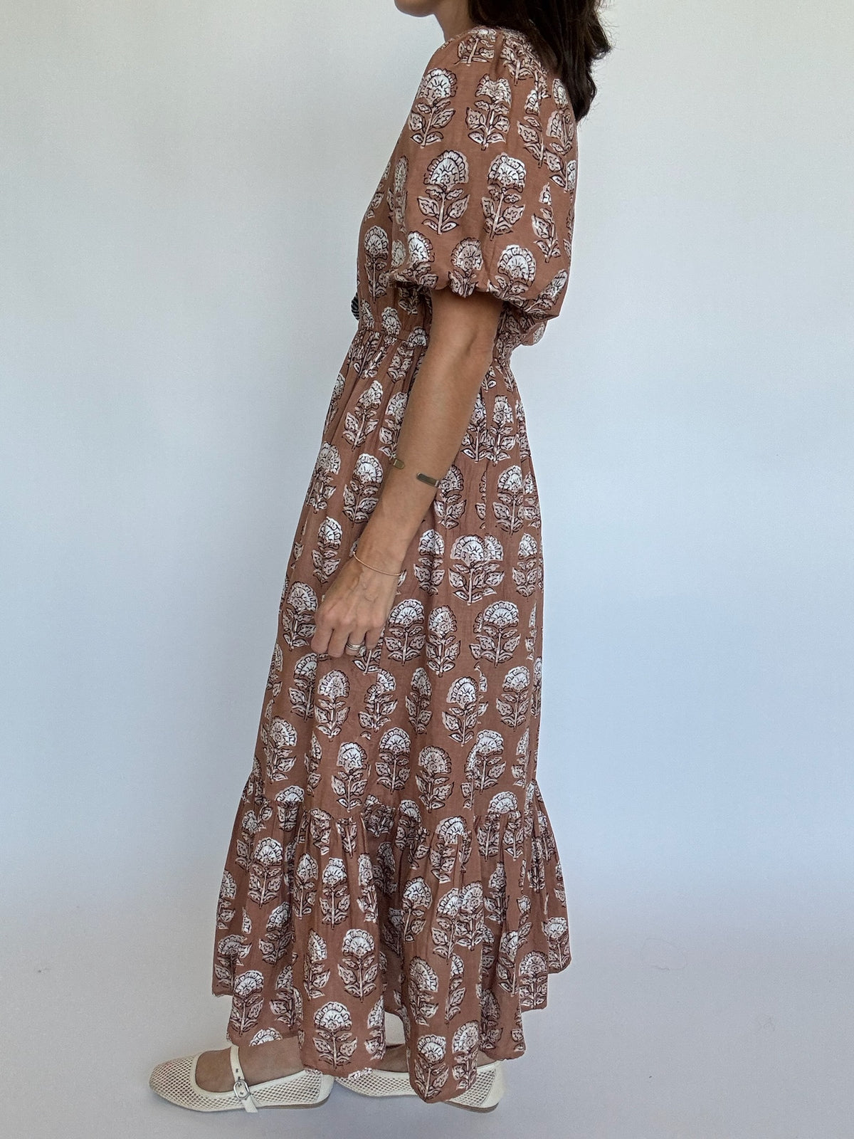Fall Print Floral Maxi Dress | THML | FINAL SALE