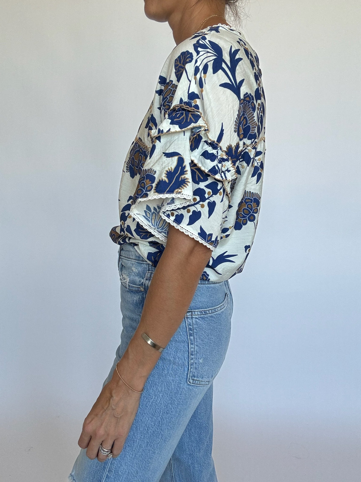 Amelia Tiered Sleeve Top | FINAL SALE