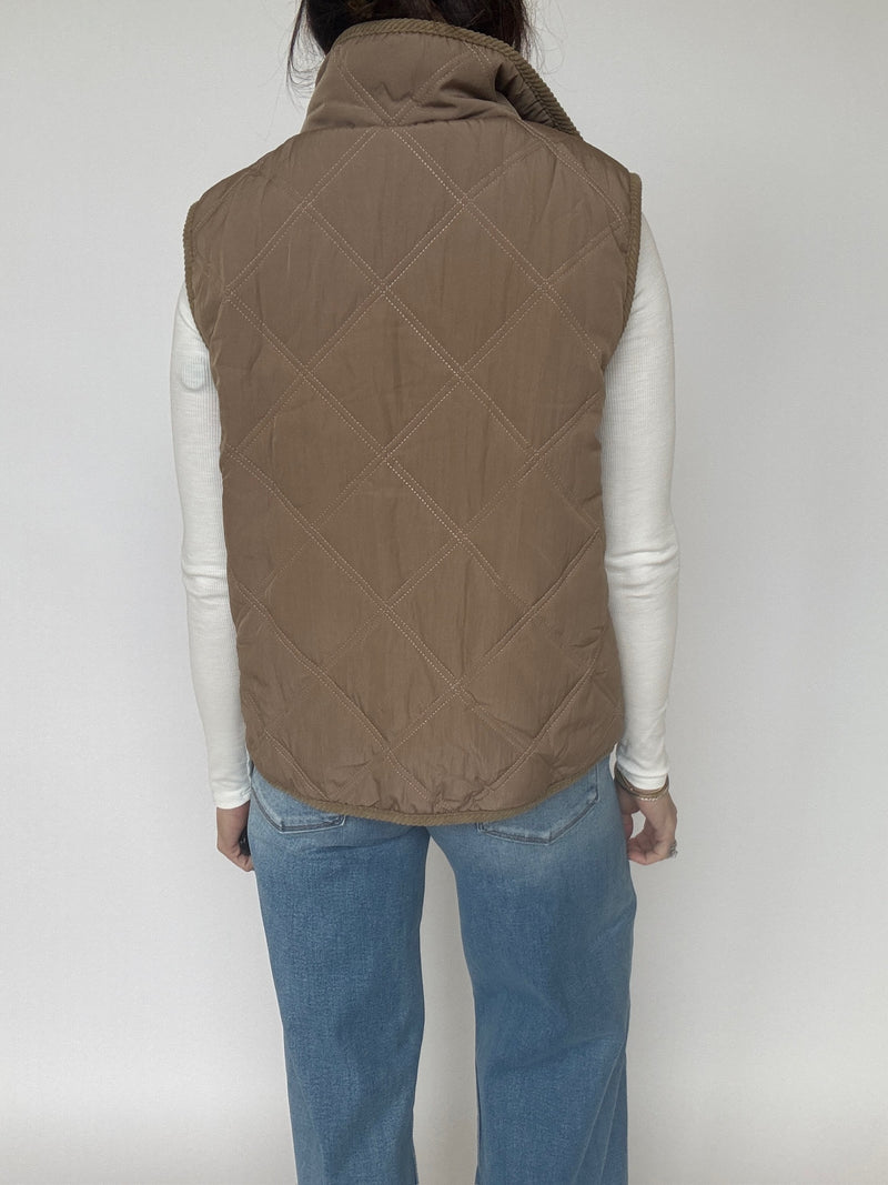 Callie Reversible Sherpa Vest