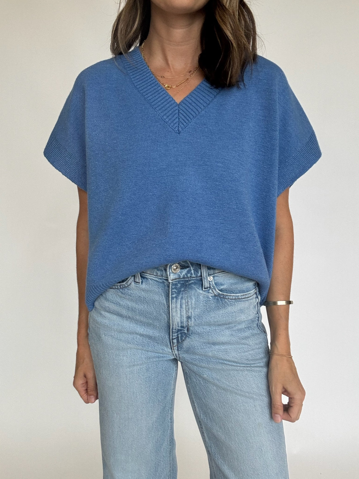 Gwen Cap Sleeve Sweater