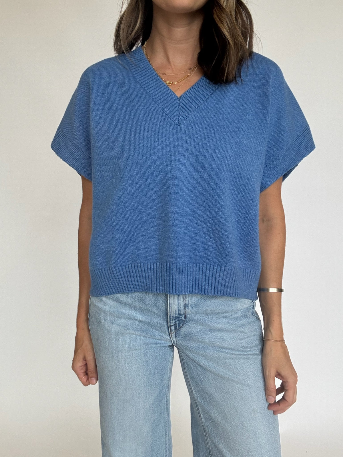 Gwen Cap Sleeve Sweater