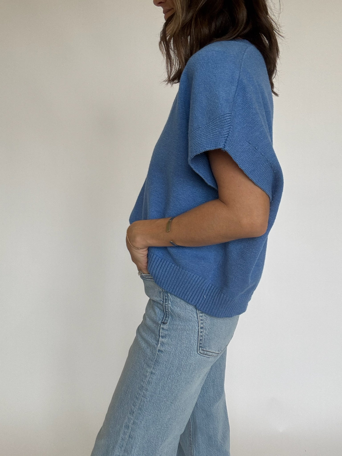 Gwen Cap Sleeve Sweater