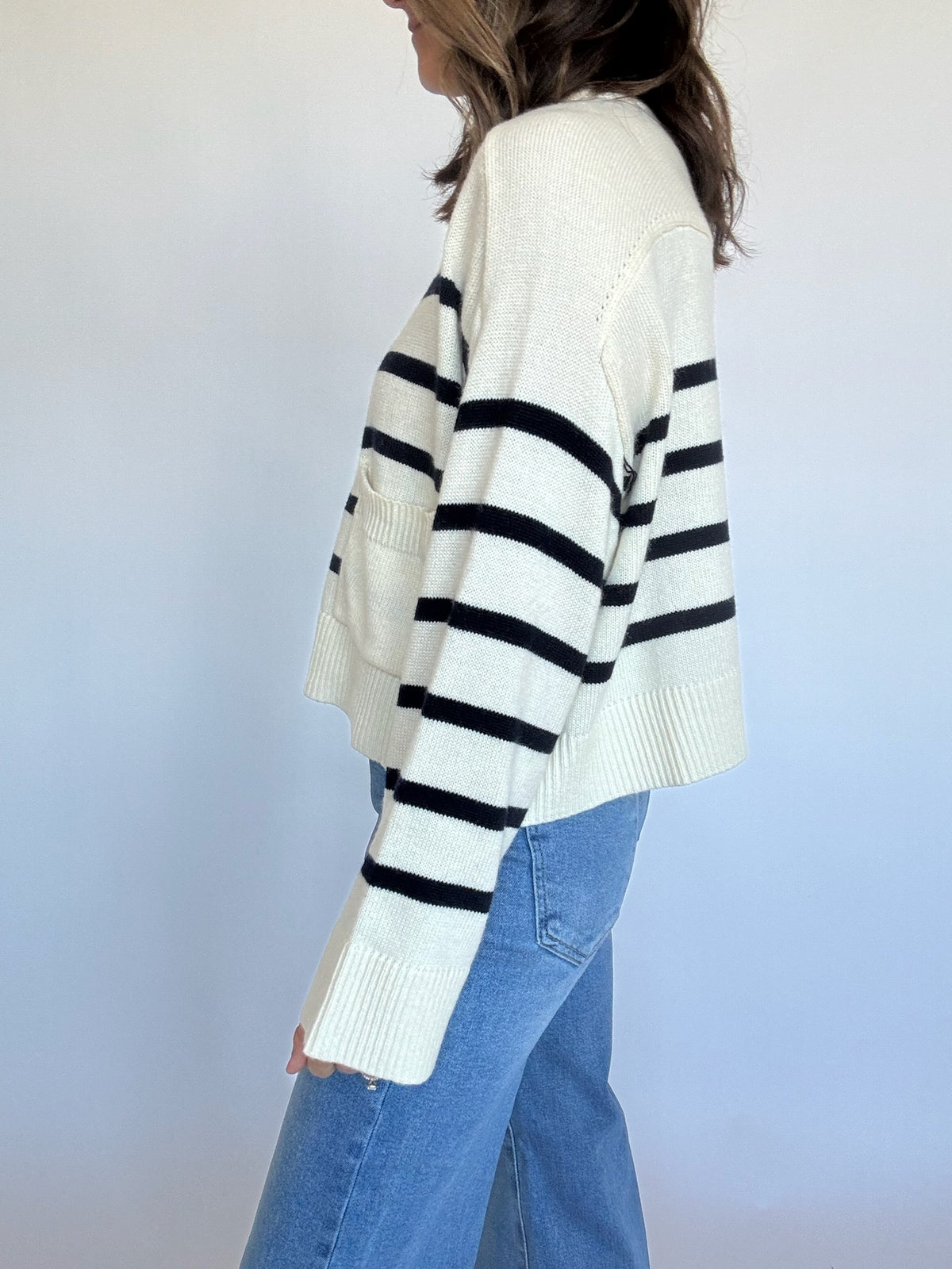 Gretchen Striped Cardigan