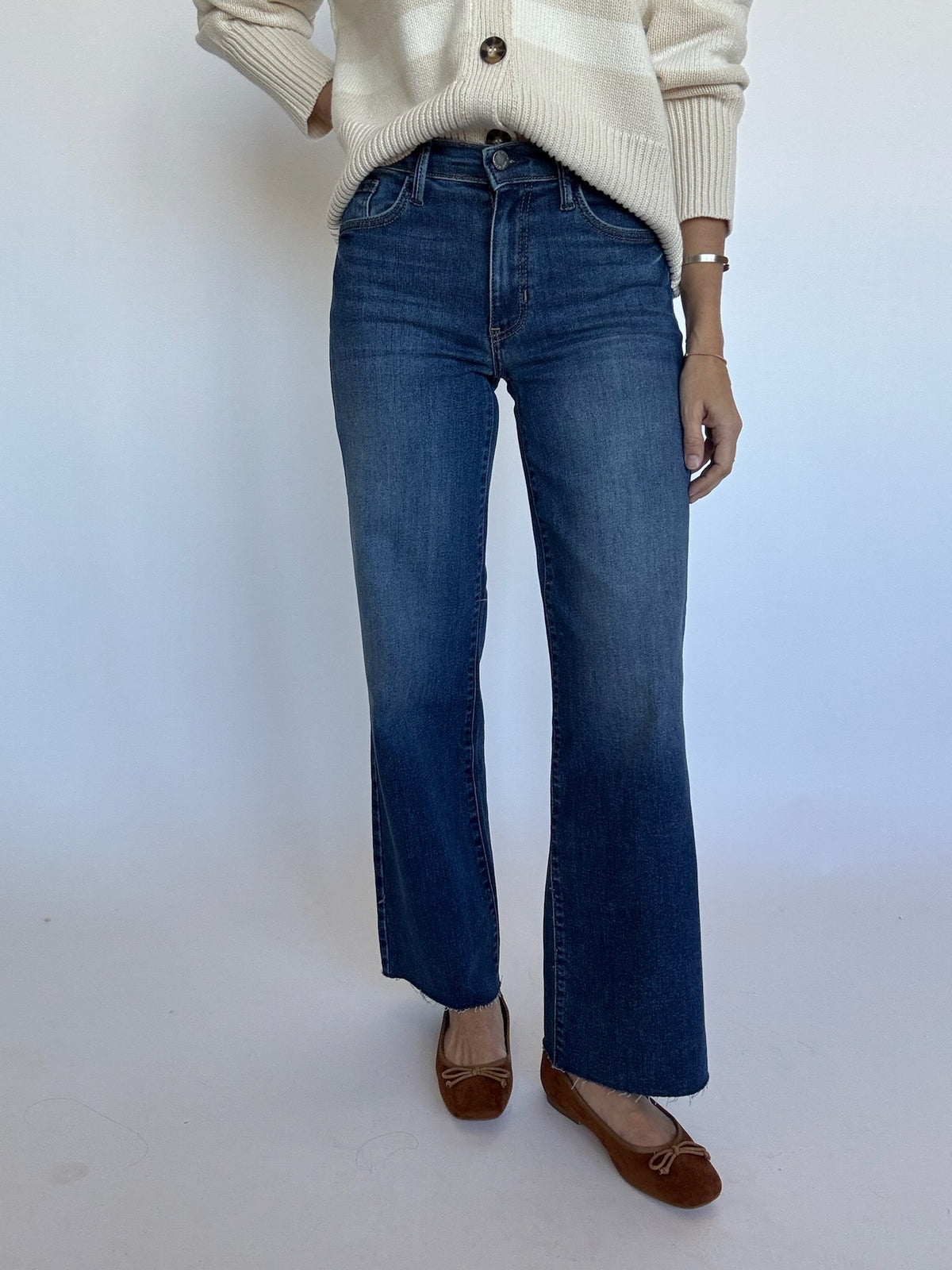 Slim Palazzo Jeans | Just Black Denim