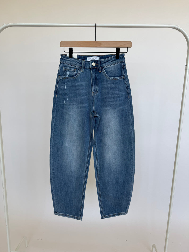 Medium Barrel Jeans Sample | Size 24 | FINAL SALE