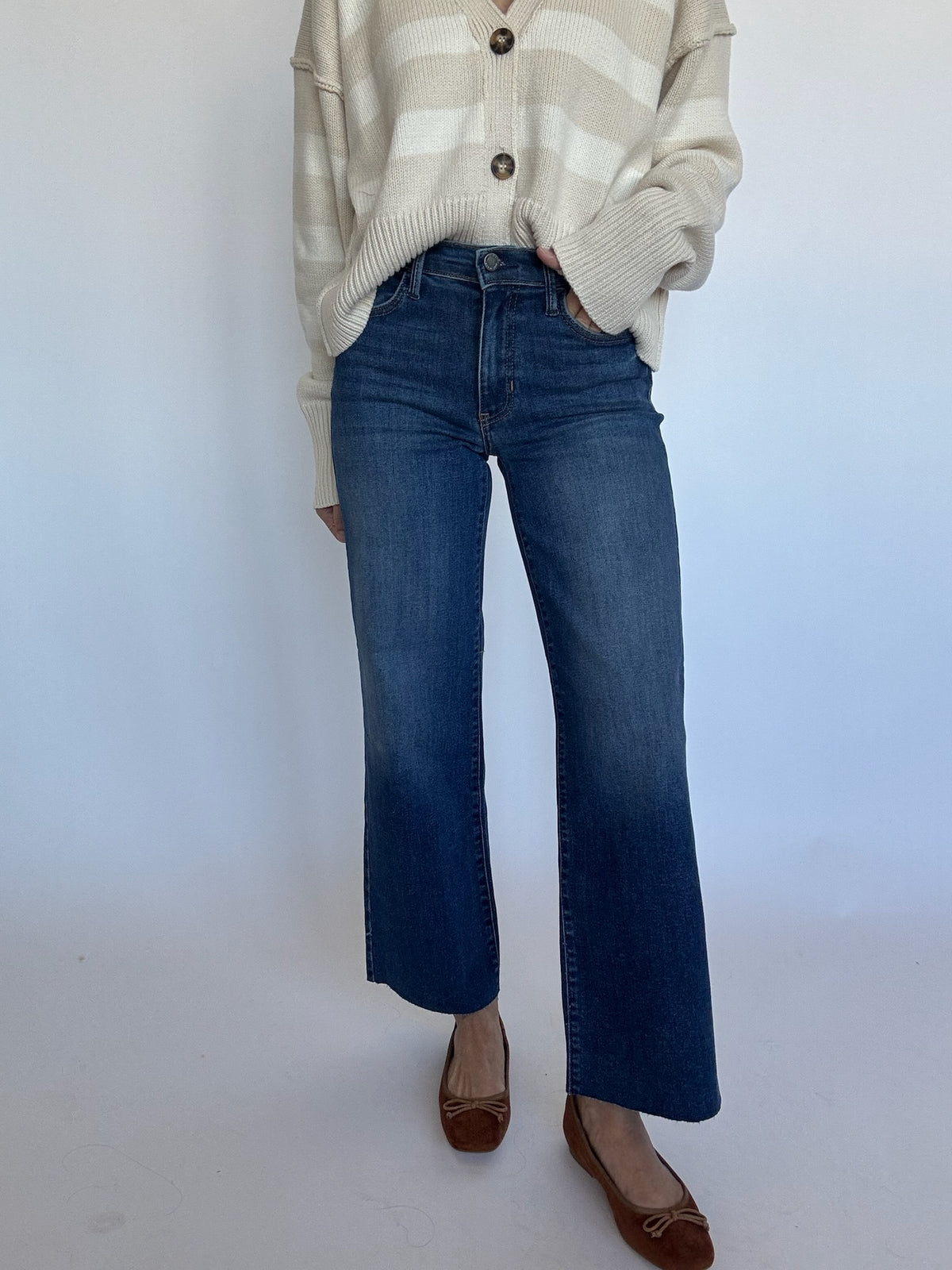 Slim Palazzo Jeans | Just Black Denim