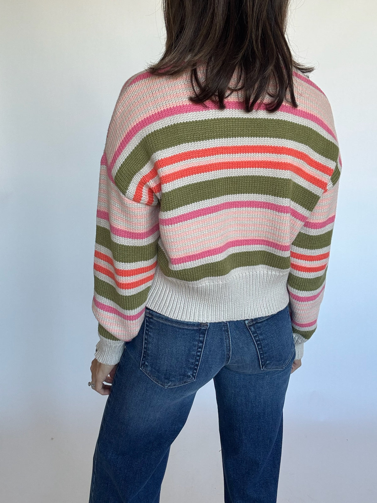 Lynn Striped Crewneck Sweater