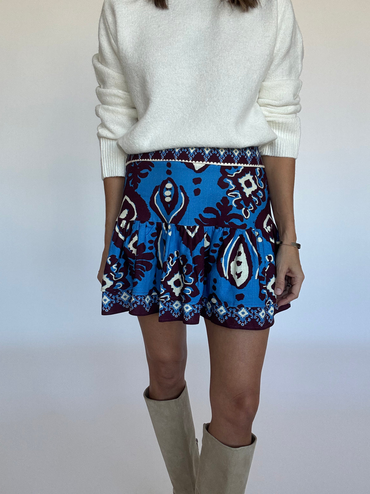 Kaya Printed Skirt