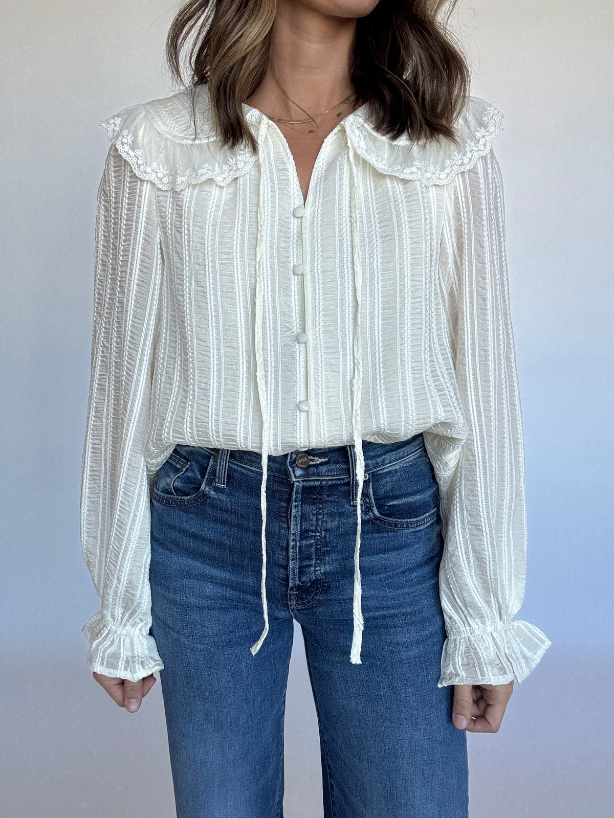 Reagan Textured Blouse