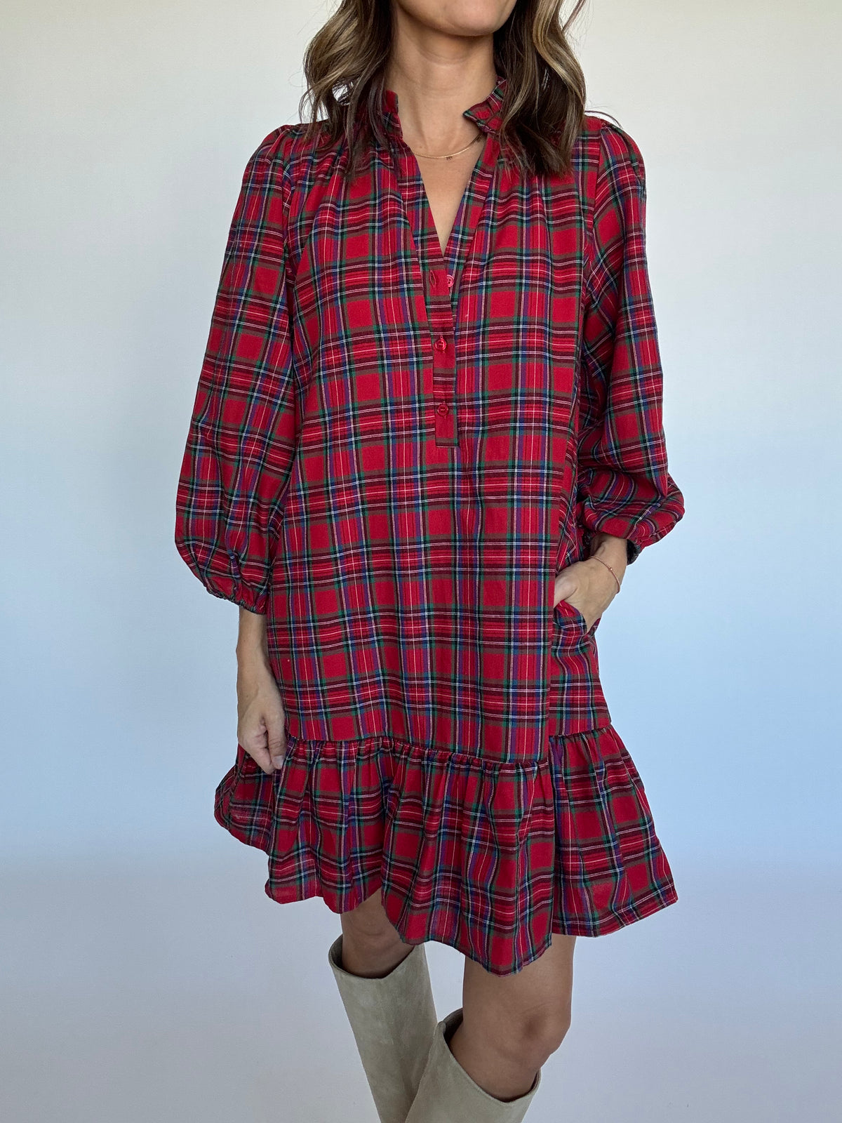 Finn Plaid Dress