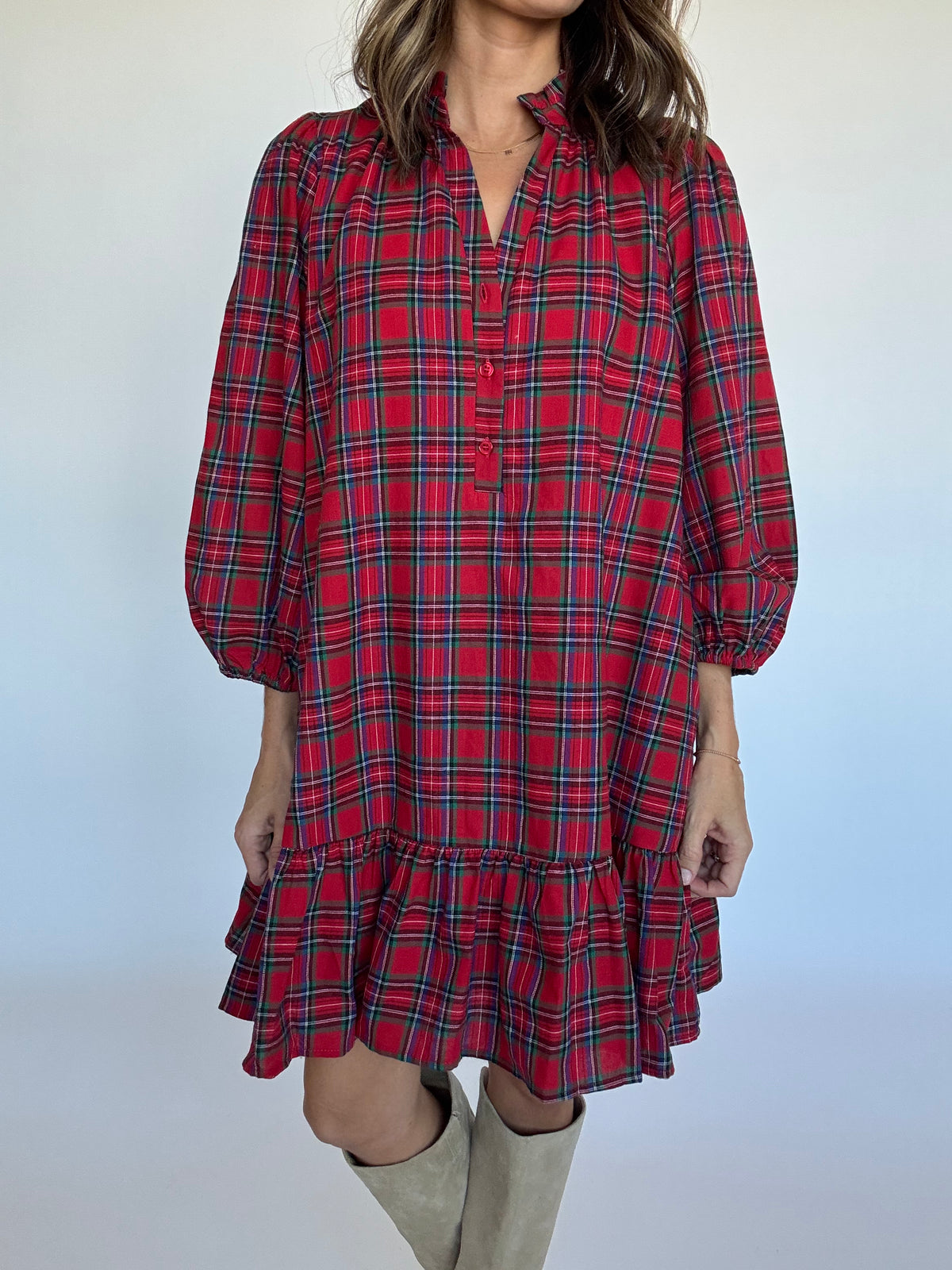 Finn Plaid Dress