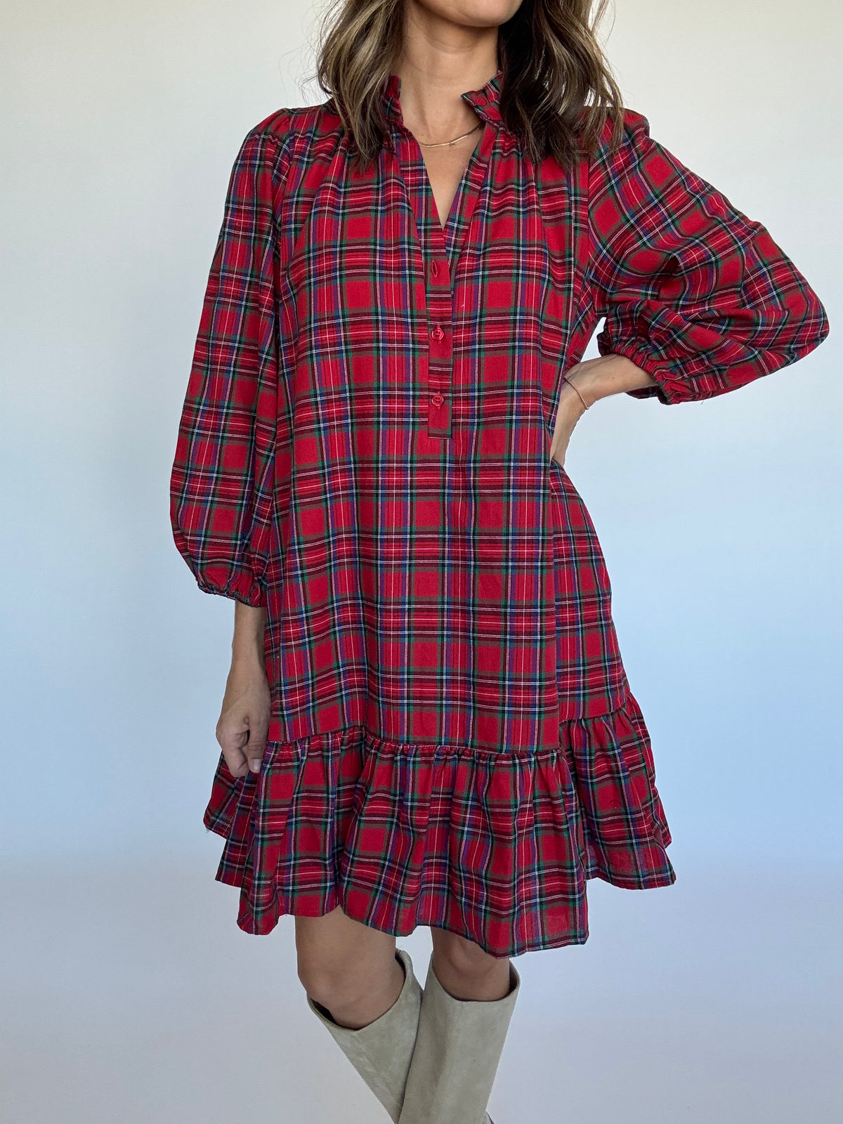 Finn Plaid Dress