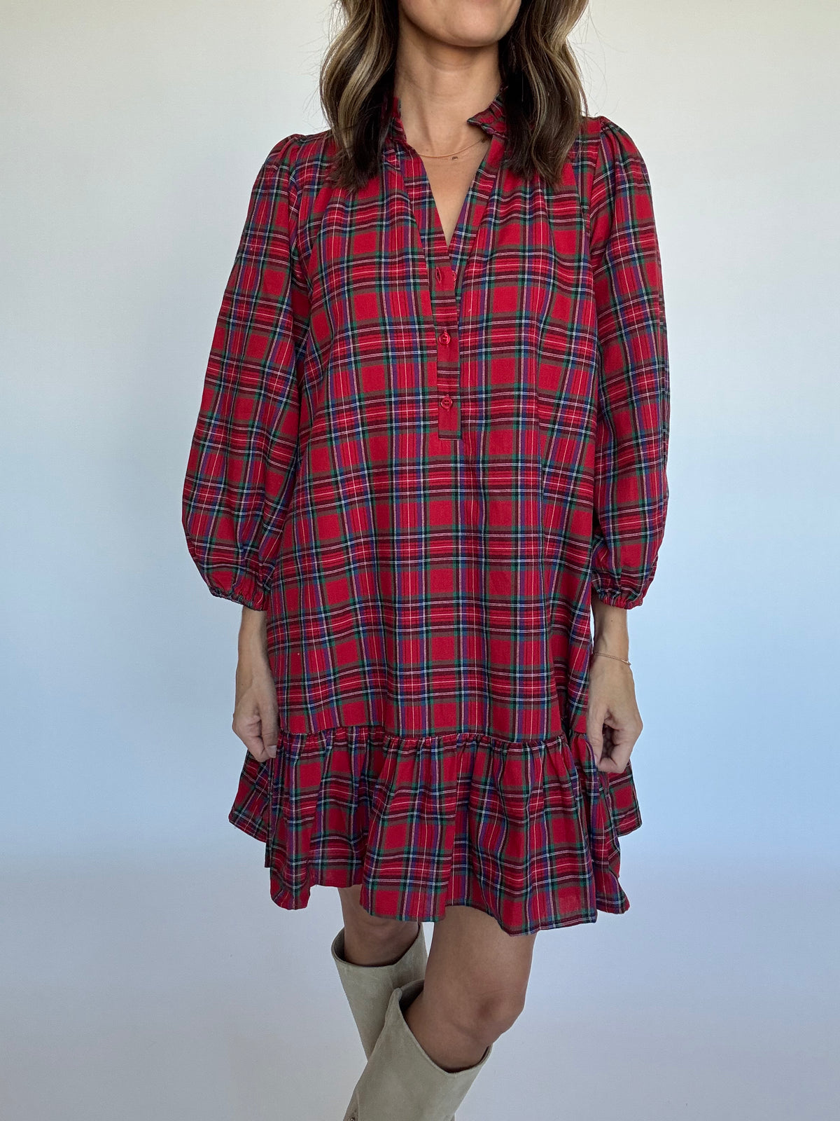 Finn Plaid Dress