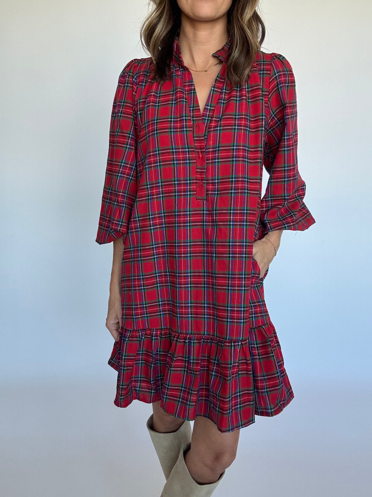 Finn Plaid Dress