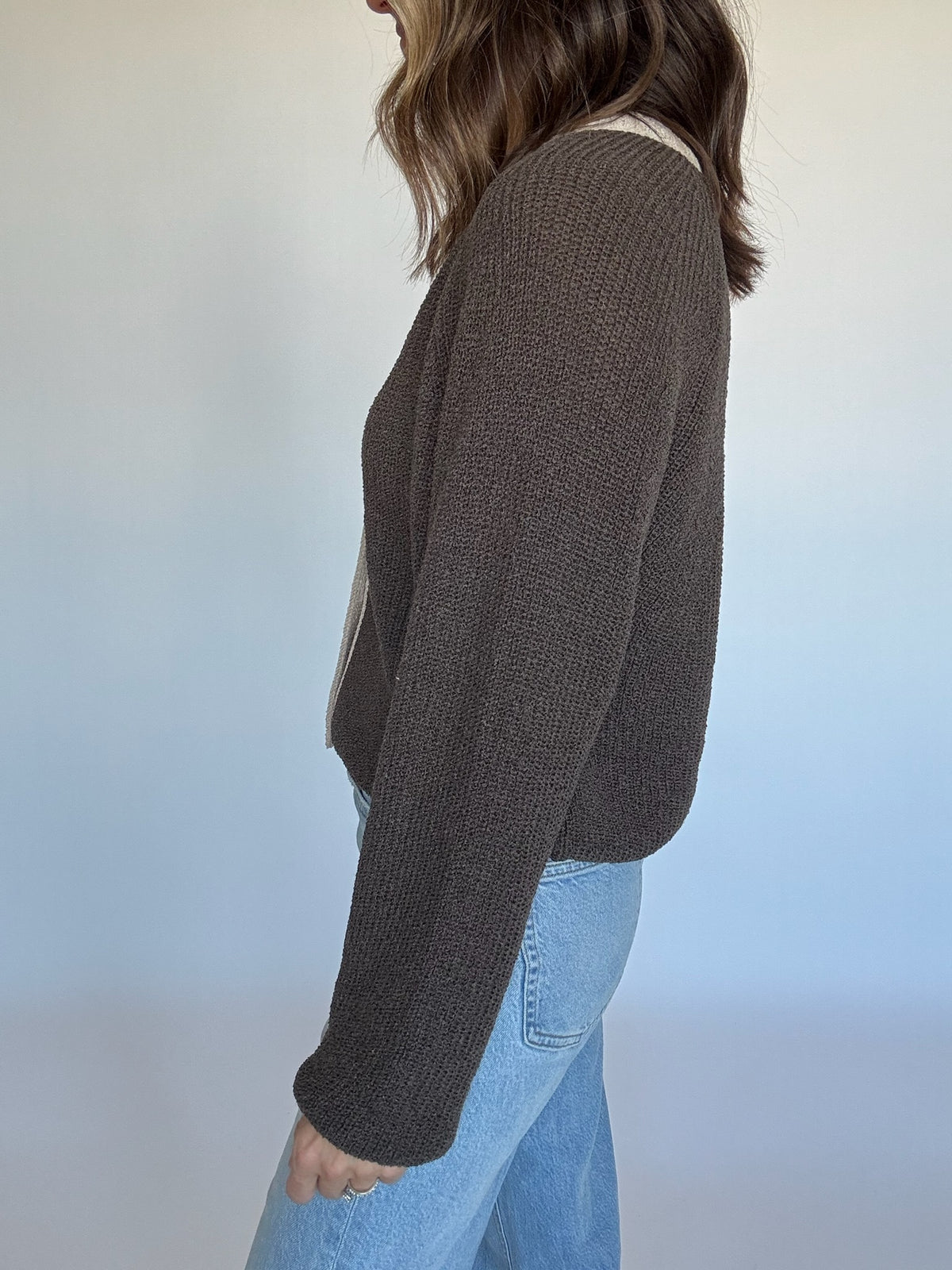 Palmer Contrast Cardigan