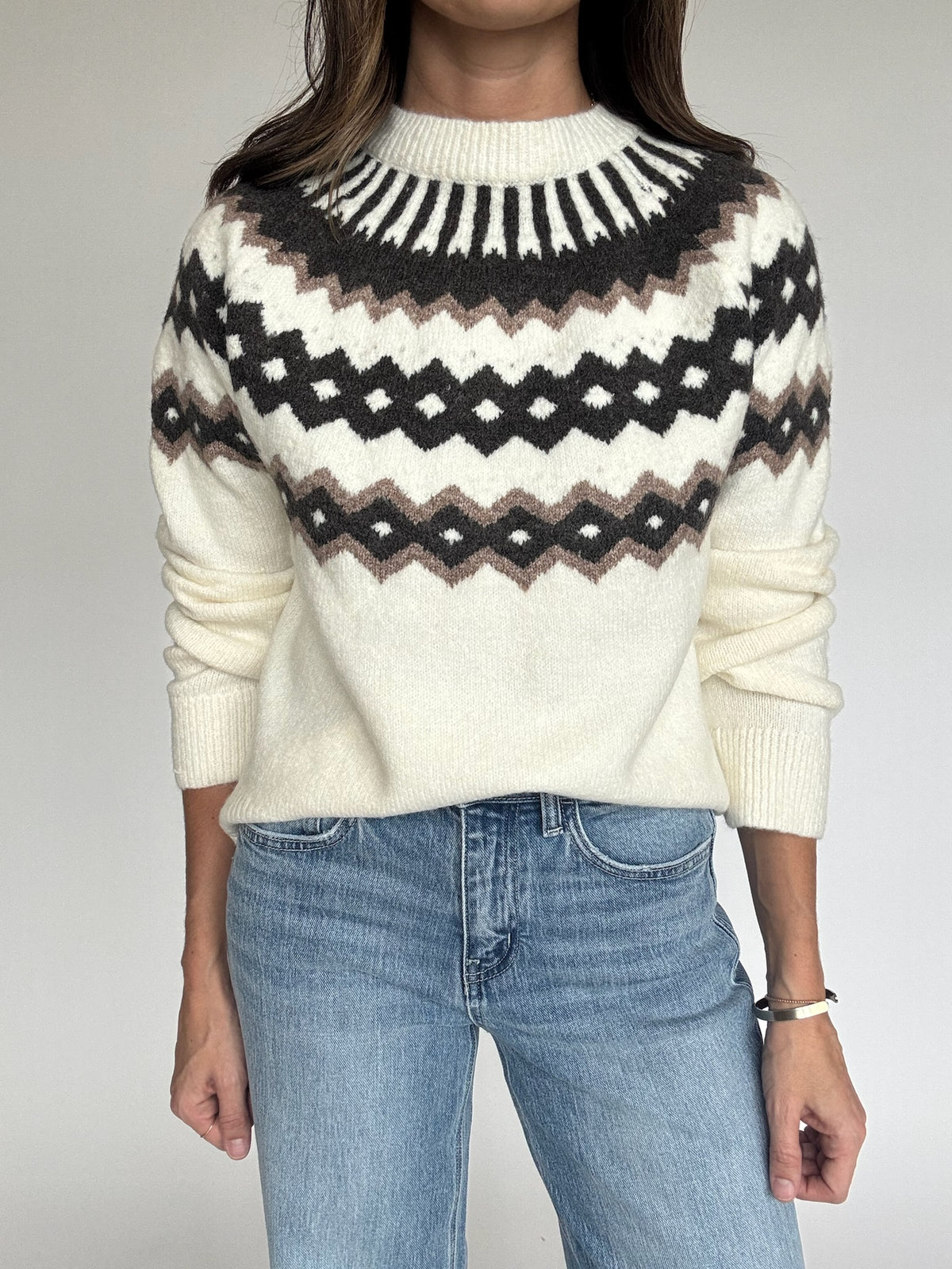 Geometric Pattern Sweater | FINAL SALE