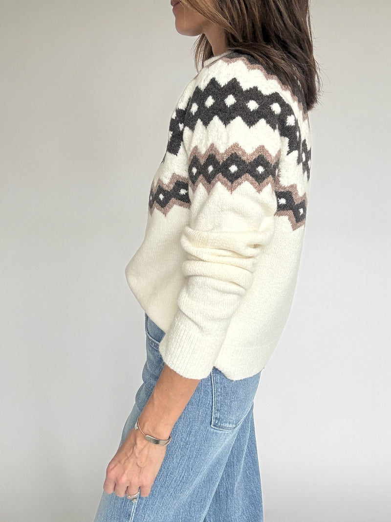 Geometric Pattern Sweater | FINAL SALE