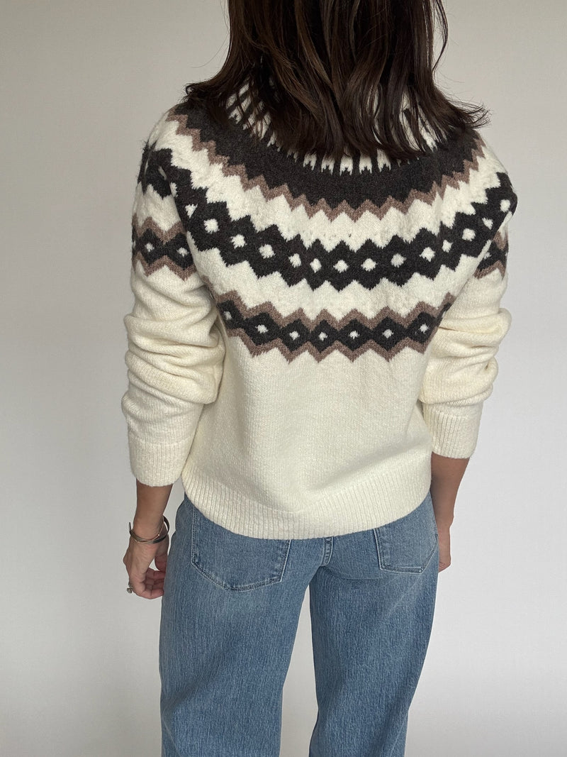 Geometric Pattern Sweater | FINAL SALE