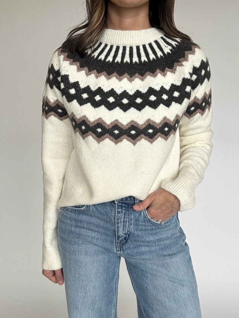 Geometric Pattern Sweater | FINAL SALE