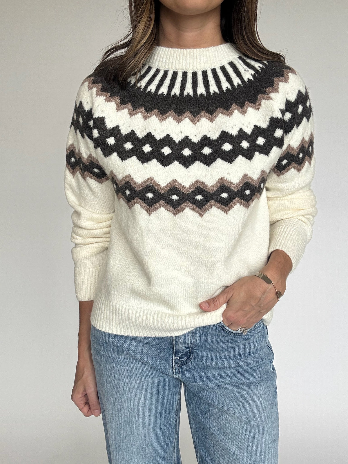 Geometric Pattern Sweater | FINAL SALE