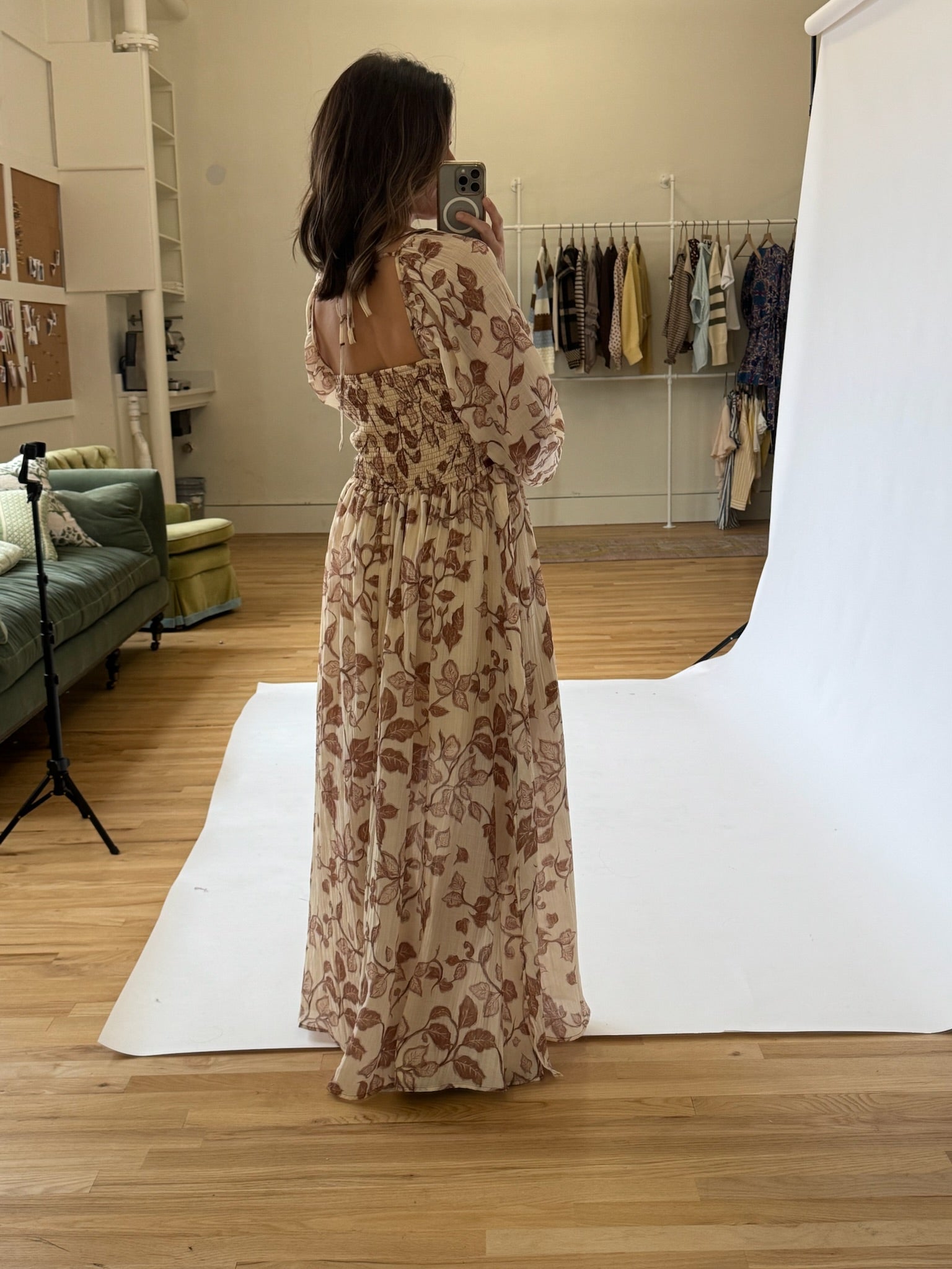 Floral Crepe Maxi Dress | FINAL SALE – Teddy + Rose