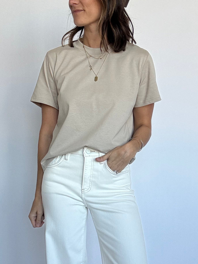 Elevated Tee - Bone